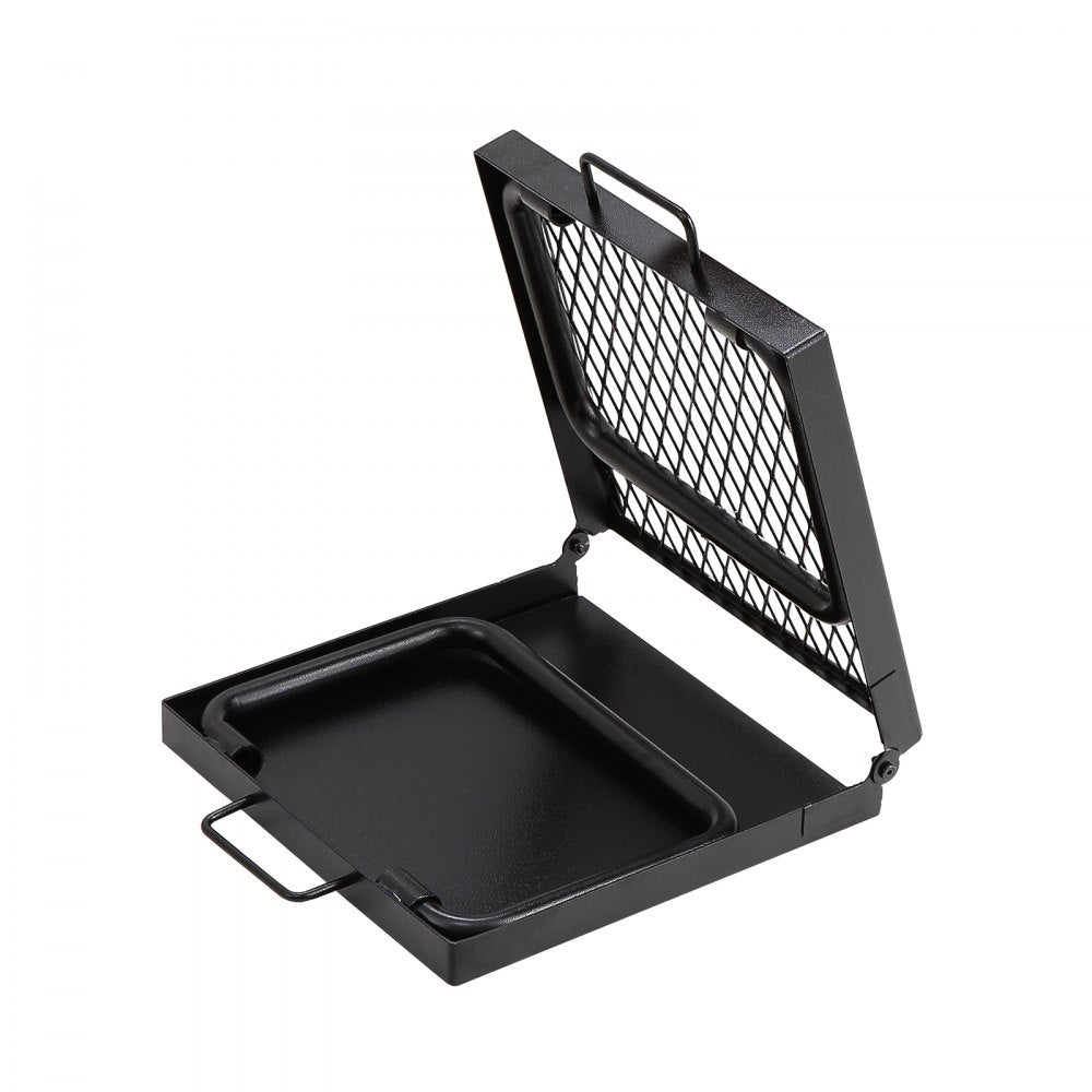 VEVOR Folding Campfire Grill Portable Camping Fire Pit Steel Outdoor BBQ Picnic