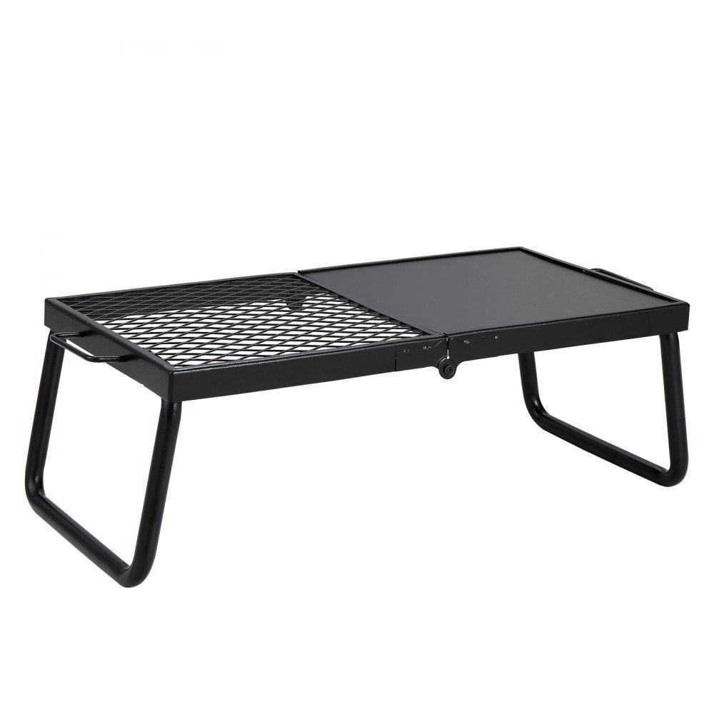 VEVOR Folding Campfire Grill Portable Camping Fire Pit Steel Outdoor BBQ Picnic