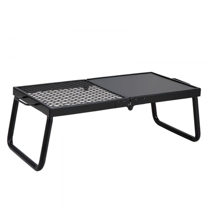 VEVOR Folding Campfire Grill Portable Camping Fire Pit Steel Outdoor BBQ Picnic