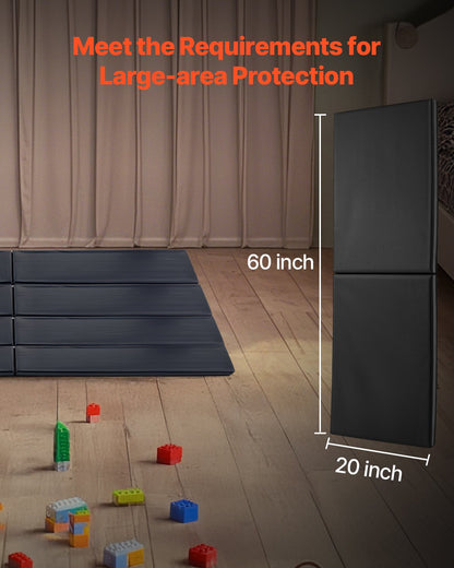 VEVOR Gym Wall Padding Waterproof Basketball Mat 5 cm Thick Foam Court Garage