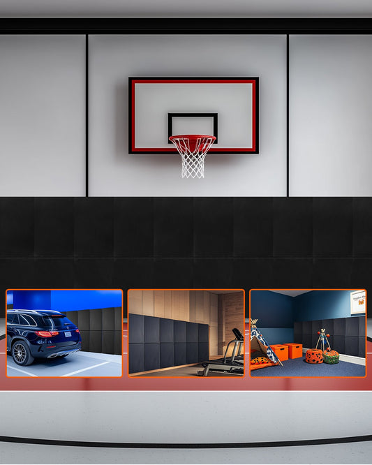 VEVOR Gym Wall Padding Waterproof Basketball Mat 5 cm Thick Foam Court Garage