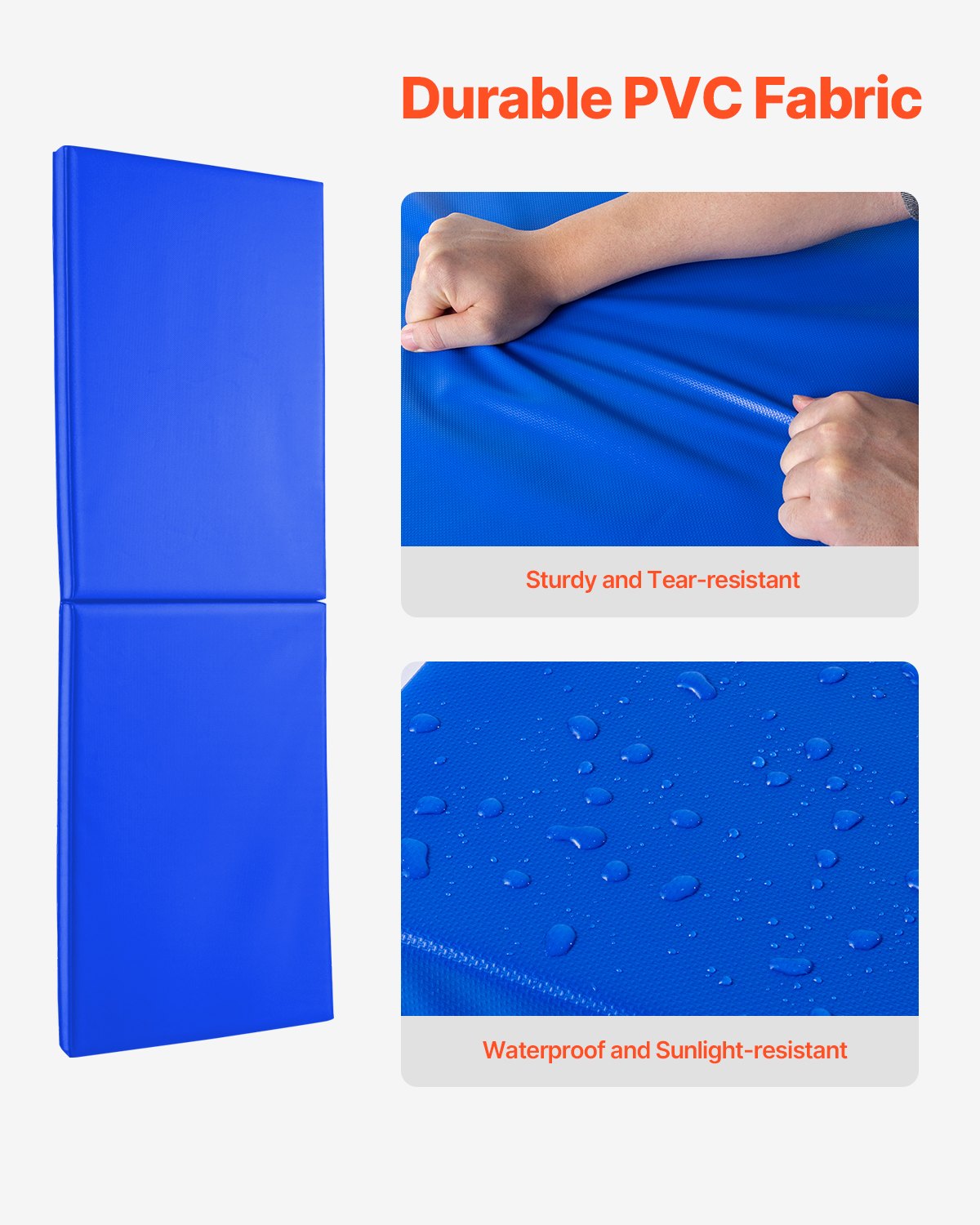 Gym Wall Padding, 71 x 24 x 2 inch Tear-Resistant Wall Mat, Removable 2" Thick Foam High Density Basketball Court Wall-Mounted Padding, Durable Waterproof Protective Pad for Gym Garage Basement