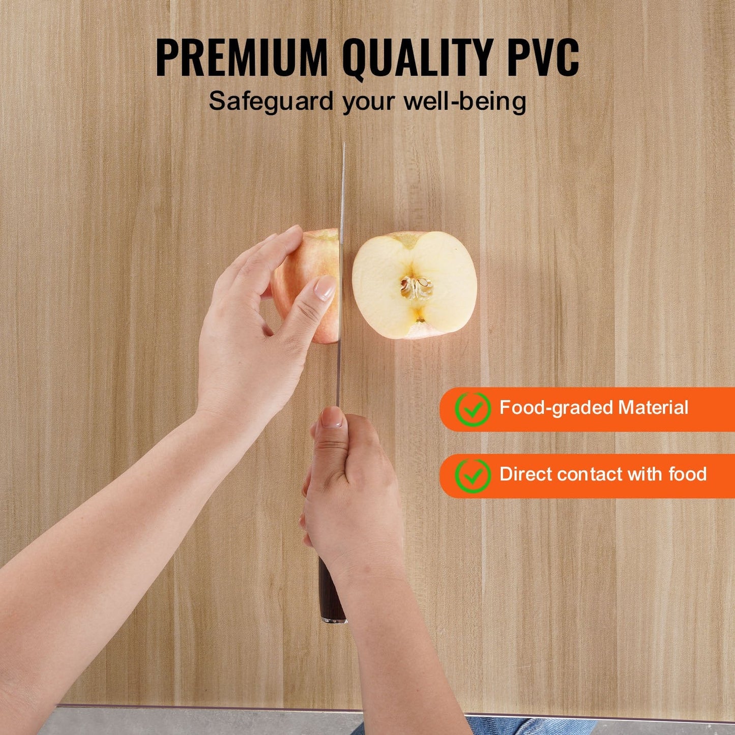 Frosted PVC Desk Protector, 0.91x1.52m, 1.5mm Thick, Transparent Table Cover