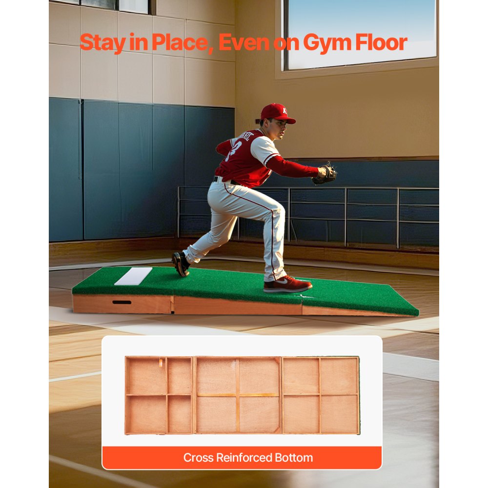 VEVOR 85 in Pitching Mound Portable Pitcher Mound Baseball Softball Training