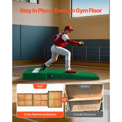 VEVOR 77 in Pitching Mound Portable Pitcher Mound Baseball Softball Training