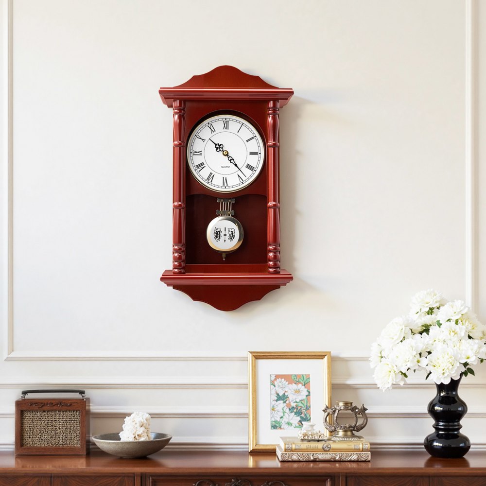 Grandfather Clock Vintage Pendulum Clock 457.2 mm with Quartz Movement