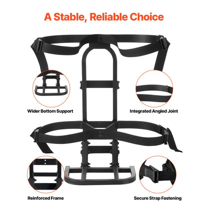Upgraded Golf Cart Rear Seat Bag Holder 688 x 395 x 755 mm Carbon Steel