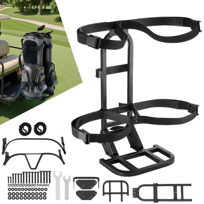 Upgraded Golf Cart Rear Seat Bag Holder 688 x 395 x 755 mm Carbon Steel