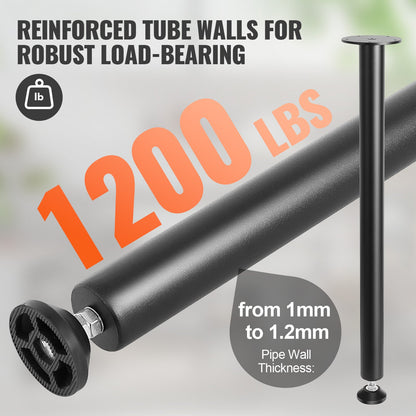 VEVOR 711.2MM Adjustable Desk Legs, Reinforced Steel Office Table Furniture legs