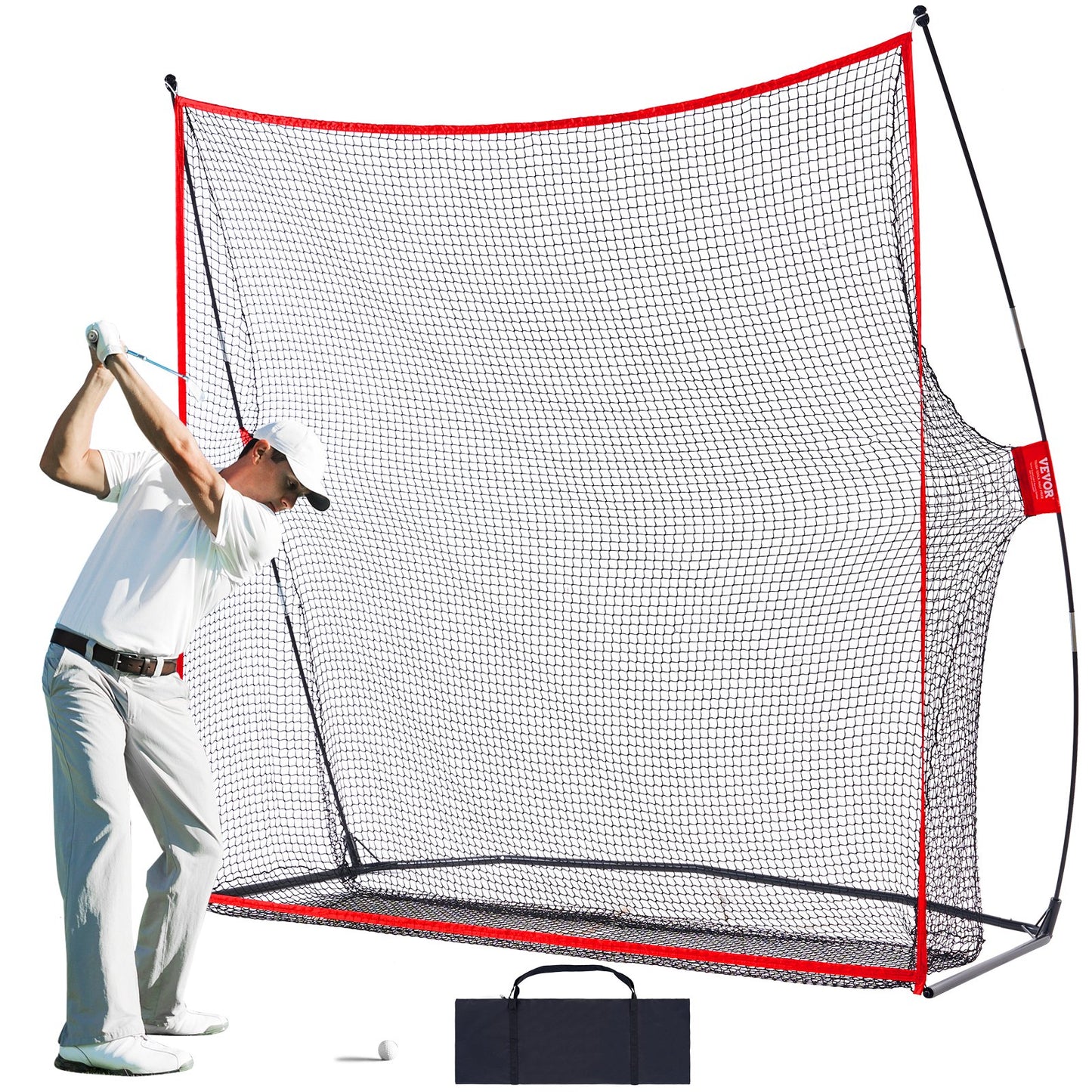 VEVOR 7.8x7ft Golf Practice Hitting Net Indoor Personal Driving Range Training