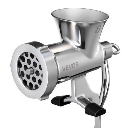 Manual Meat Grinder 304 Stainless Steel Mincer Sausage Stuffer Table Clamp