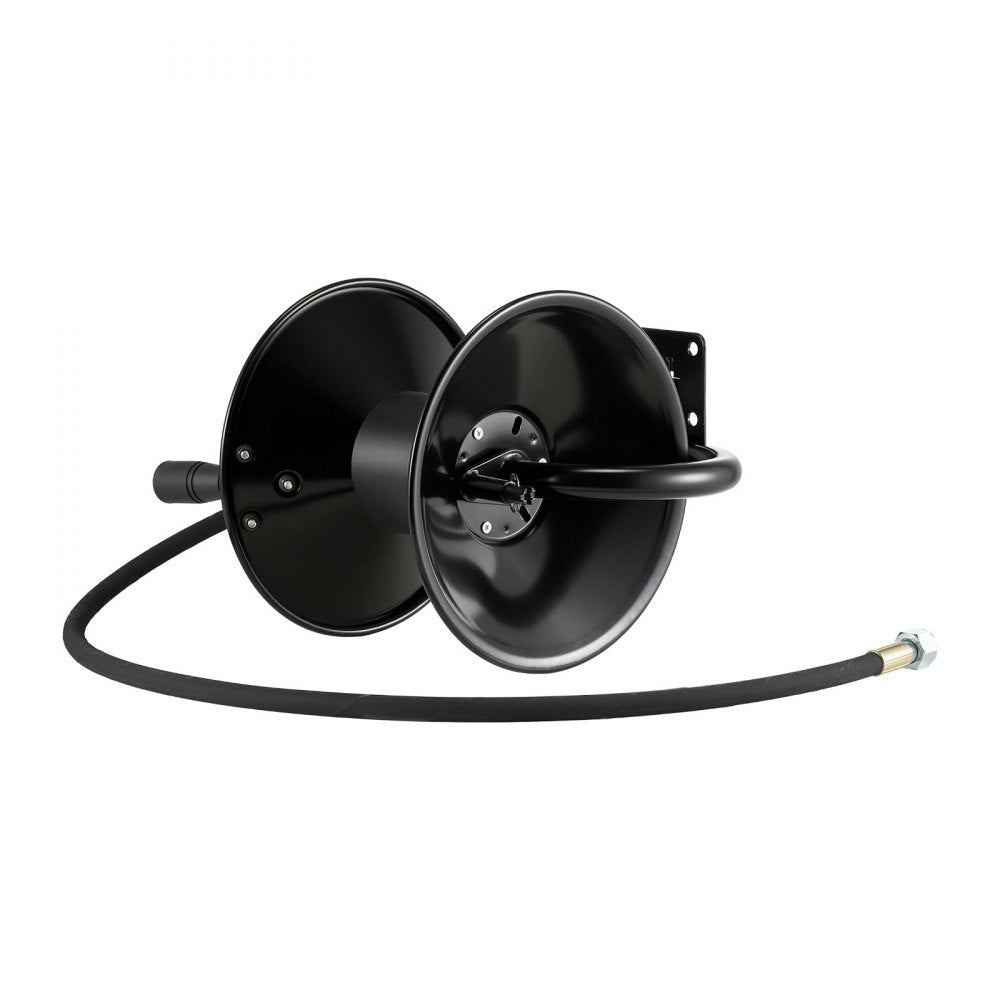 Pressure Washer Hose Reel 15.2m x 9.5mm Steel Wall Floor Mount 4000PSI