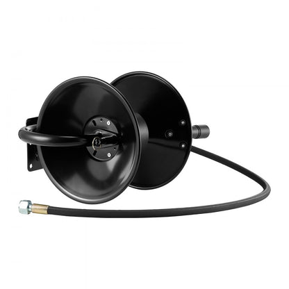Pressure Washer Hose Reel 15.2m x 9.5mm Steel Wall Floor Mount 4000PSI
