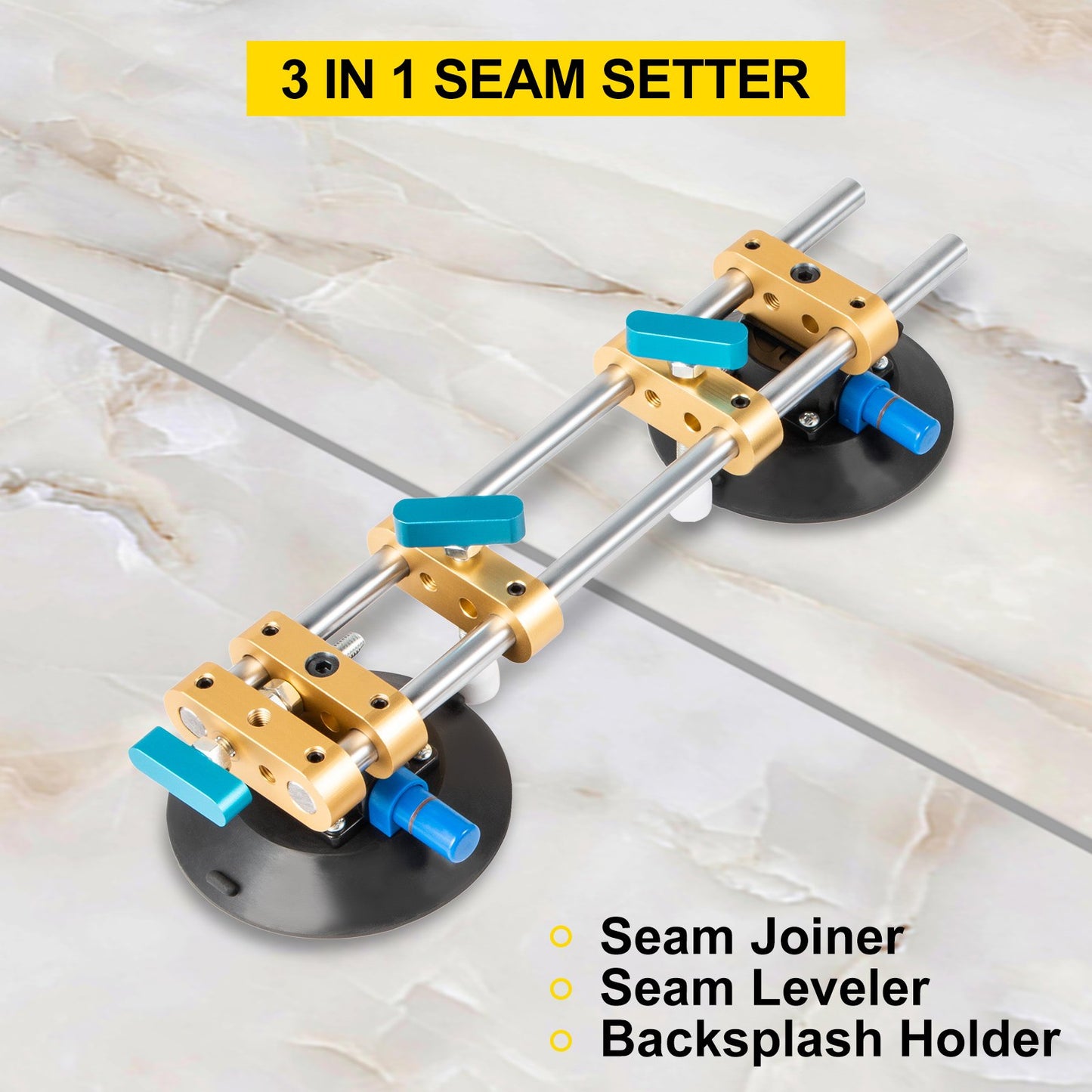 VEVOR Suction Cup 152mm Stone Seam Setter for Pulling＆Aligning Tile Flat Surface