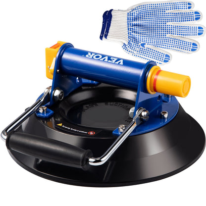 Heavy-Duty Glass Lifter Vacuum Suction Cup, 25.4cm, 125kg Load Capacity