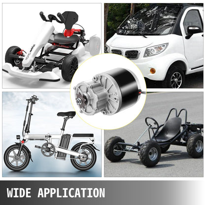 Vevor Brushed Motor Go Kart Electric Go Kart Motor 24v 250w Electric Scooter Motor