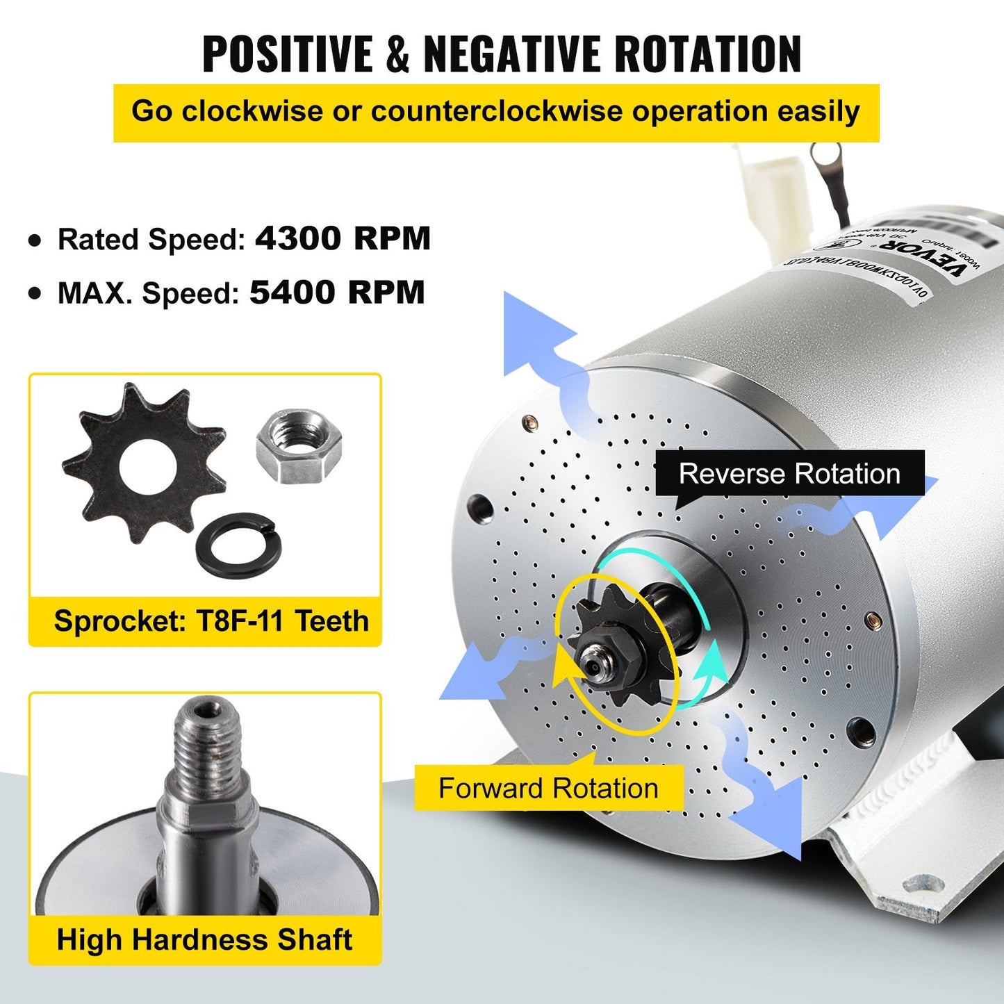 Brushless 48V 2000W Motor Controller for Go Kart with Mounting Bracket
