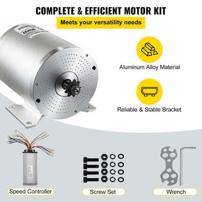 Brushless 48V 2000W Motor Controller for Go Kart with Mounting Bracket