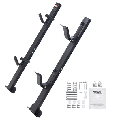 VEVOR Trimmer Rack, 2 Place Weeder Trimmer Rack, Trim Holder Trailer Rack Carrier
