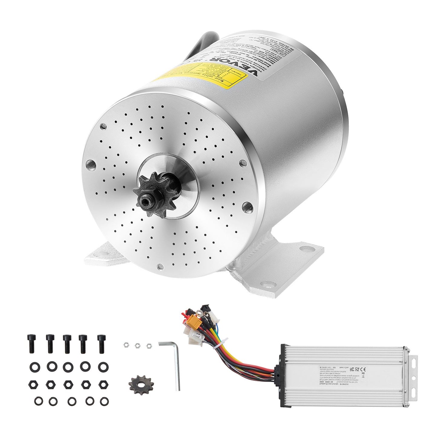VEVOR 2000W Electric Brushless DC Motor Kit 60V 4500rpm with Upgraded Controller