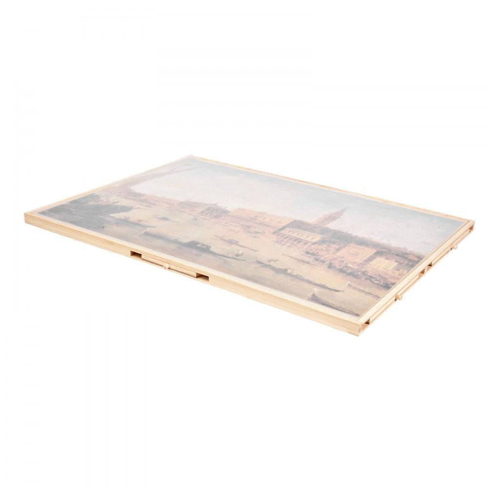 VEVOR 2000 Piece Puzzle Board with Drawer Cover Portable Wooden Jigsaw 102x74cm