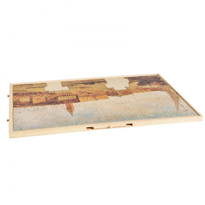 VEVOR 2000 Piece Puzzle Board with Drawer Cover Portable Wooden Jigsaw 102x74cm
