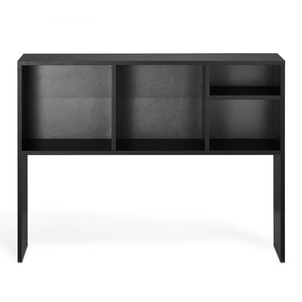 VEVOR Desktop Bookshelf Black Desktop Storage Organizer 1-Tier for Office & Home
