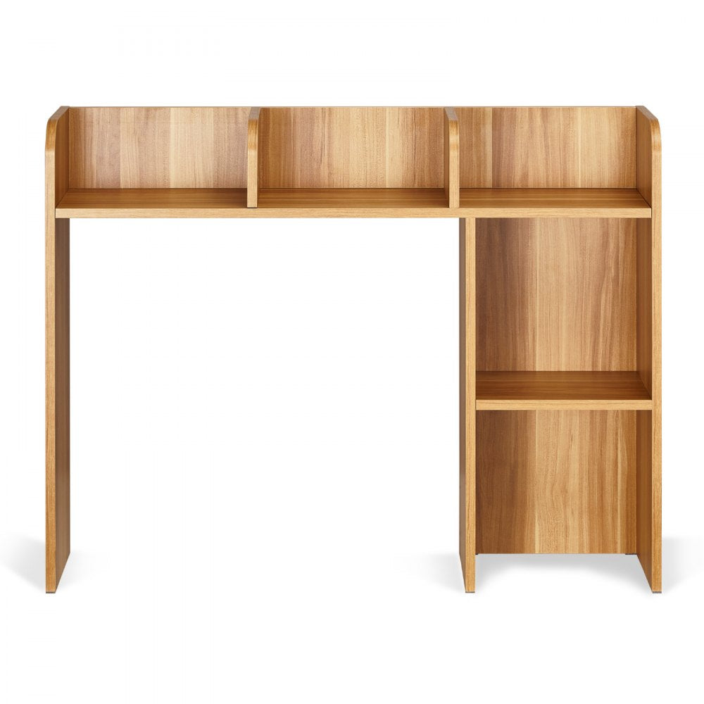 VEVOR Desktop Bookshelf Wood Desktop Storage Organizer 2-Tier for Office & Home