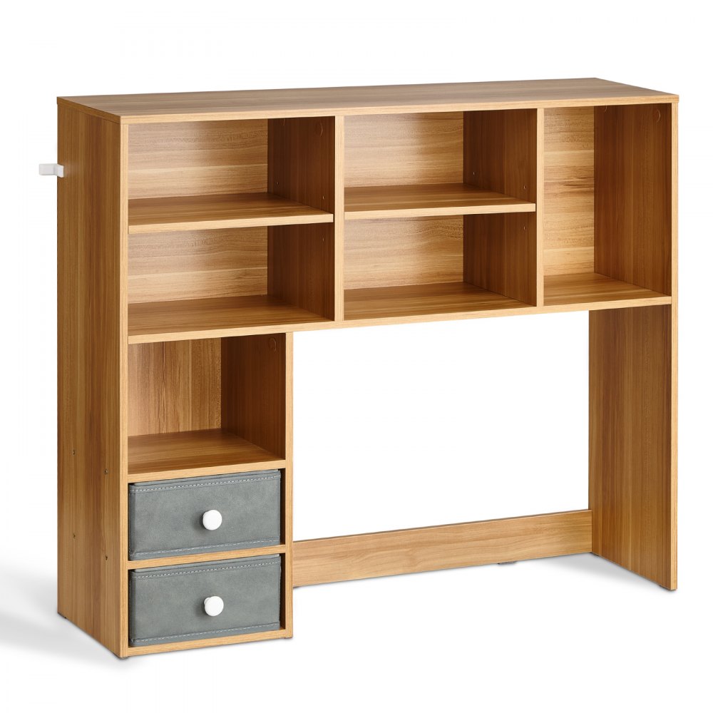 VEVOR Desktop Bookshelf Wood Desktop Storage Organizer 3-Tier for Office & Home