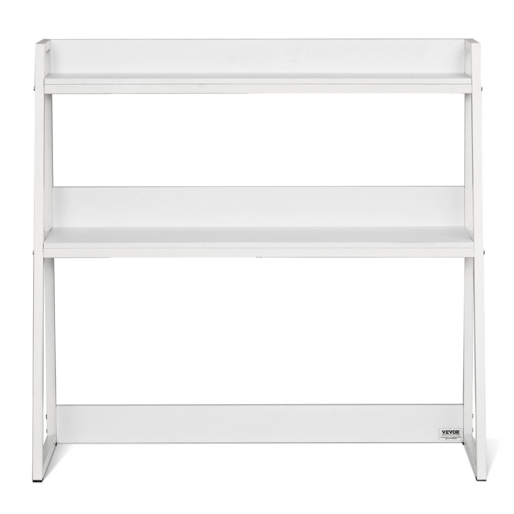 VEVOR Desktop Bookshelf Desktop Storage Organizer 2-Tier for Office & Home White