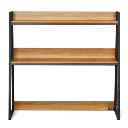 VEVOR Desktop Bookshelf Desktop Storage Organizer 2-Tier for Office and Home