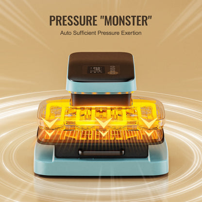 Smart Auto Heat Press Machine, 38 x 38 cm for T-Shirts & Vinyl Transfers