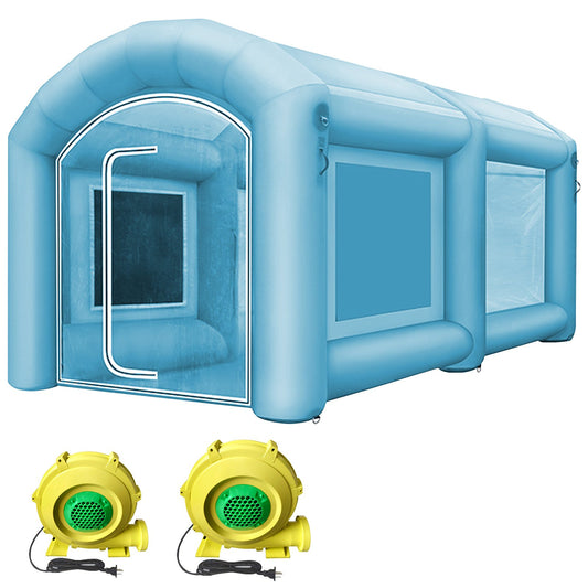 VEVOR Inflatable Spray Booth Tent 13 x 8 x 7FT Inflatable Paint Booth Tent Car Paint