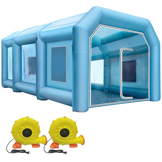 VEVOR Portable Inflatable Paint Booth, 8 x 4 x 3 m Inflatable Spray Booth, Car Paint