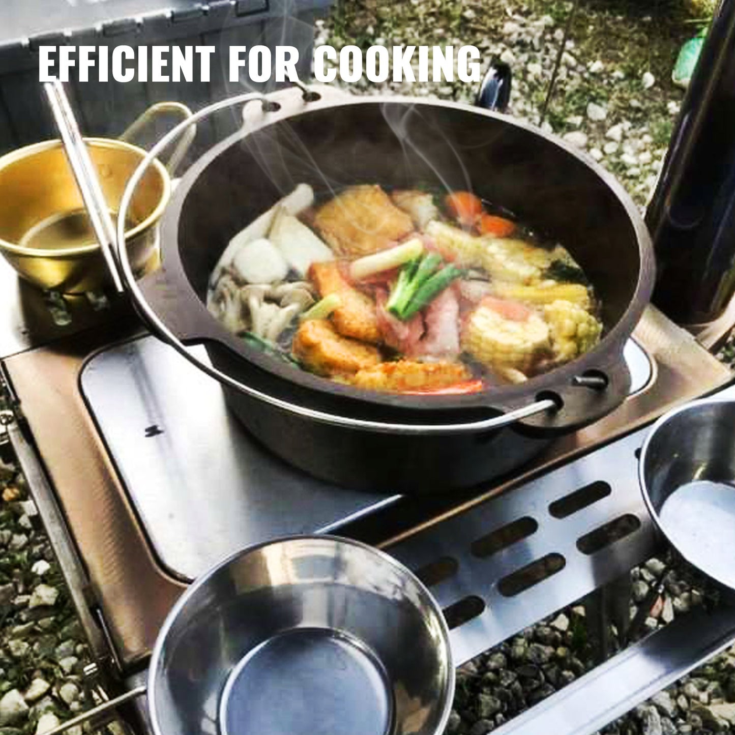 VEVOR Tent Wood Stove 18.3x15x14.17 inch, Camping Wood Stove 304 Stainless Steel