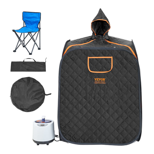 VEVOR Portable Steam Sauna Tent 1000W Personal Spa Loss Weight Detox Therapy, 800x800x1000