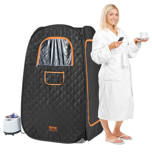 VEVOR 1000W Personal Steam Sauna Tent Loss Weight Detox Therapy Spa Compact, 800
