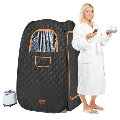 Compact 1000W Personal Steam Sauna Tent for Detox & Weight Loss Therapy