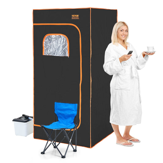 VEVOR Portable Steam Sauna Tent Full Size 2000W Personal Sauna Blanket W/ Chair,880