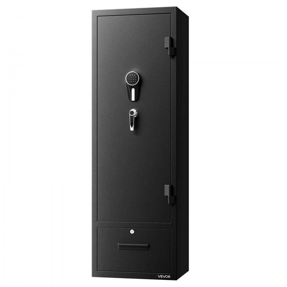 4 Gun Safe Long Gun Cabinet for Rifles & Pistols with Key and Password