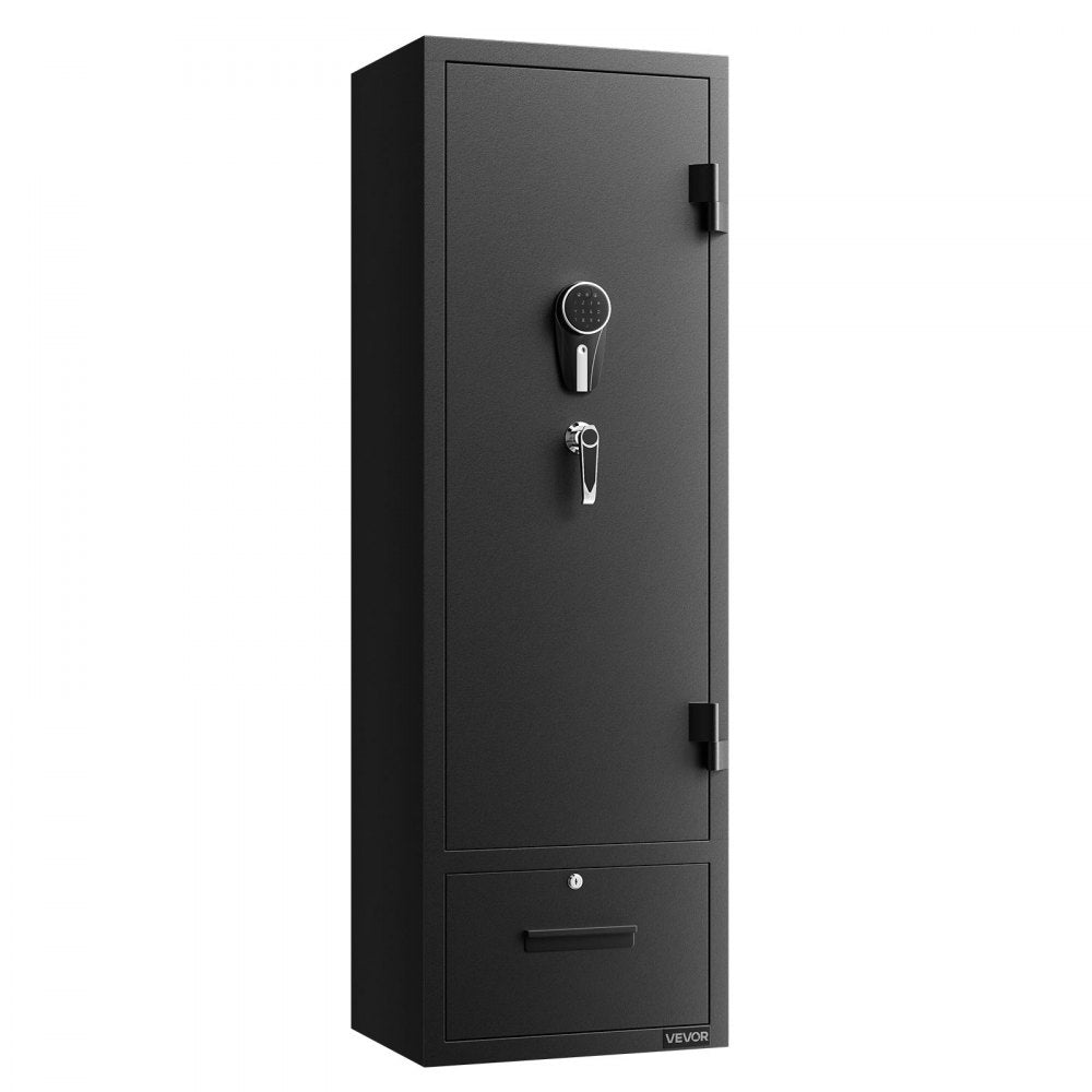 4 Gun Safe Long Gun Cabinet for Rifles & Pistols with Key and Password
