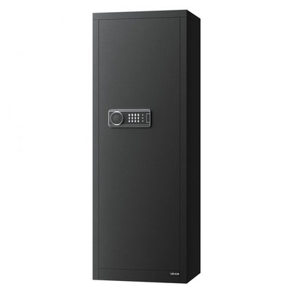 6-8 Gun Safe Long Gun Cabinet for Rifles & Pistols with Key and Password