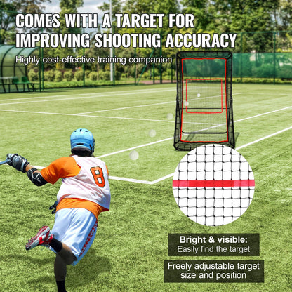Adjustable 1.2x2.1m Multi-Sport Rebounder Net for Training and Practice