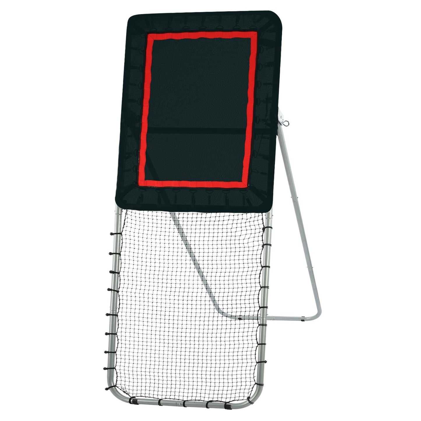 VEVOR Folding Lacrosse Rebounder for Backyard, 3x8 Ft Volleyball Bounce Back Net,
