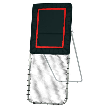 VEVOR Folding Lacrosse Rebounder for Backyard, 3x8 Ft Volleyball Bounce Back Net,
