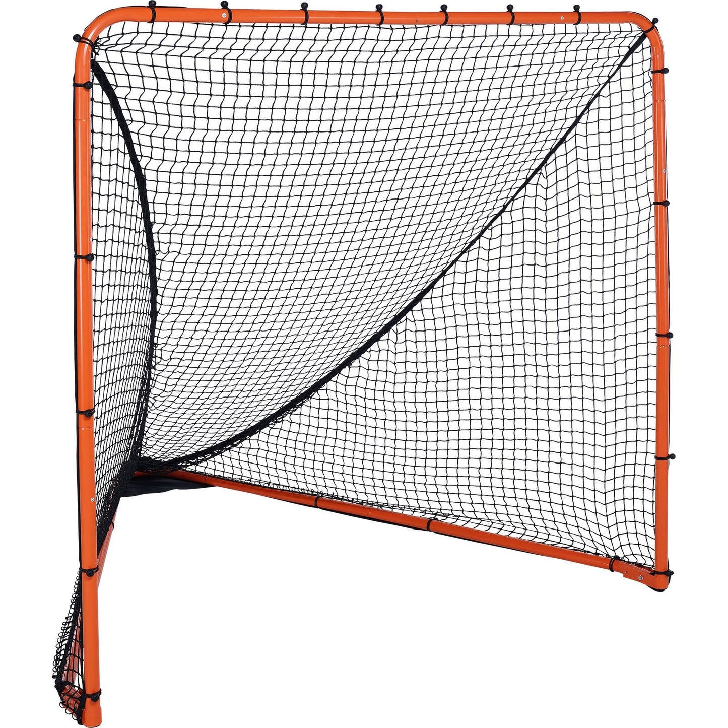 Folding 1.8mx1.8m Lacrosse Goal with Steel Frame for Backyard Training