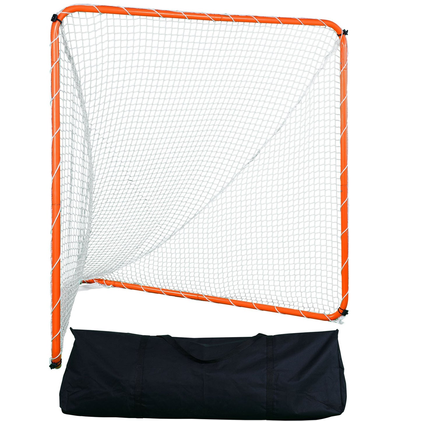 VEVOR Lacrosse Goal, 6' x 6' Lacrosse Net, Steel Frame Backyard Lacrosse Training
