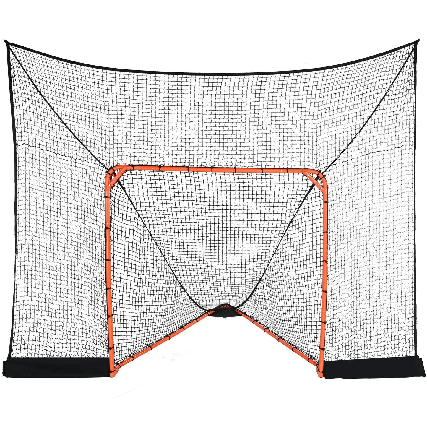 Hockey & Lacrosse Goal Backstop with Extended Coverage, 3.7 x 2.7 m Net