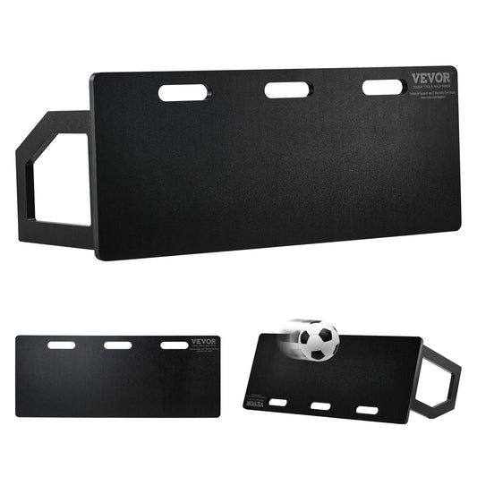 VEVOR Soccer Rebounder Board, 100x40 cm Portable Soccer Wall with 2 Angles Rebound,