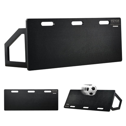 VEVOR Soccer Rebounder Board, 115x45 cm Portable Soccer Wall with 2 Angles Rebound,